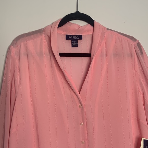 PINK ‘JORDAN’ BLOUSE w/BUTTONS!! - Picture 3 of 8